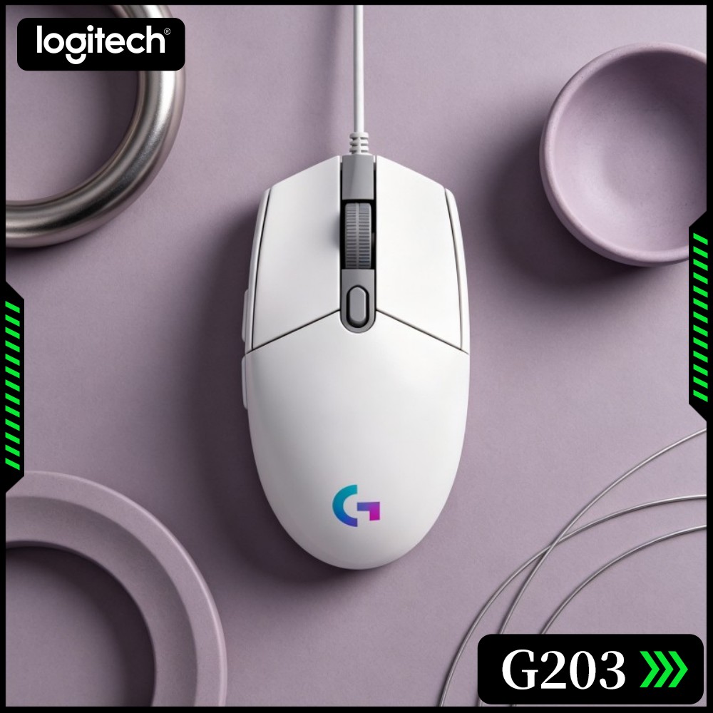 Logitech Mouse G203 - Logitech G203 Mouse Gaming Berkabel Cocok