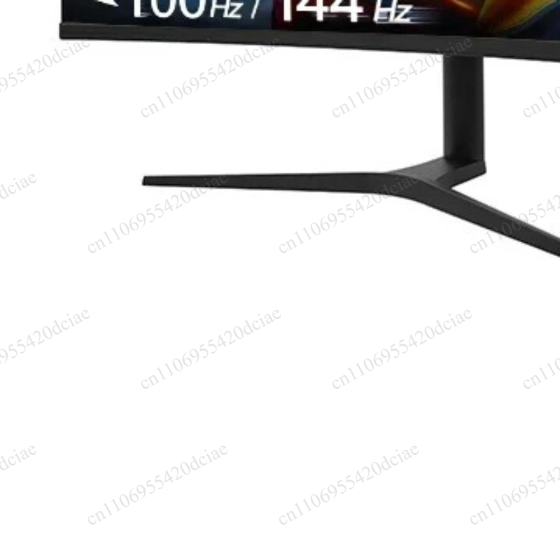Gaming Monitor Curved - Monitor komputer gaming 49 inci, layar
