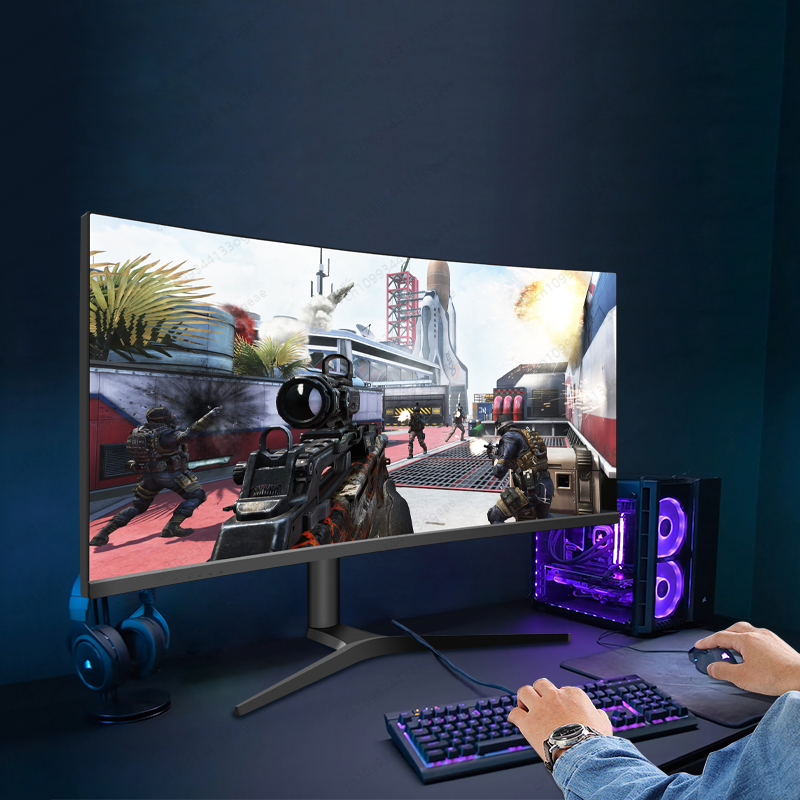 Gaming Monitor Curved - Monitor Gaming 34 inci 4k LG-Nano-IPS