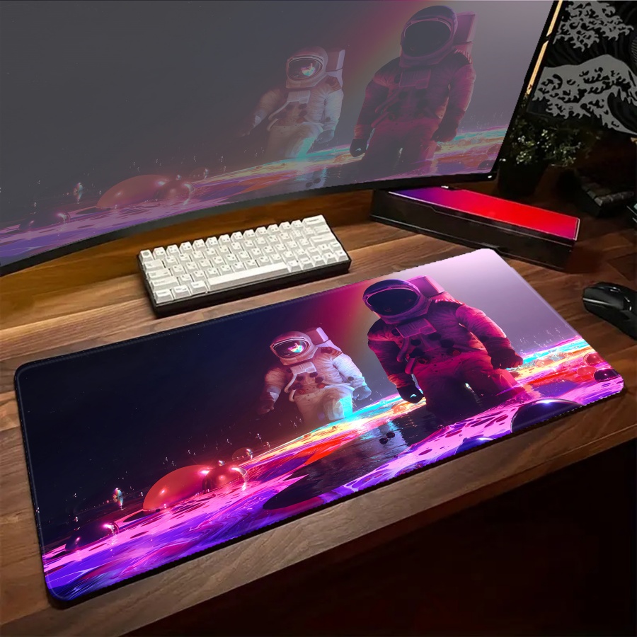 Esports Gaming Setup - Alas Mouse Astronot Seni Lucu Ukuran