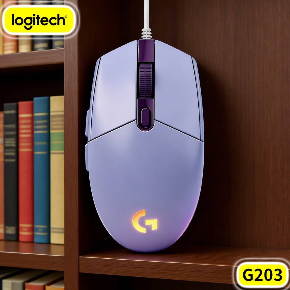Logitech G203 Mouse Gaming Ber - Logitech Mouse G203 ulasan dan harga
