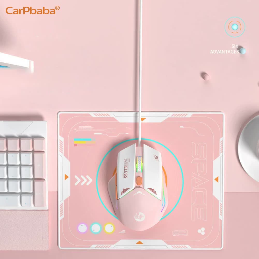 Mouse Gaming Berkabel USB Warn - Esports Gaming Maus ulasan dan harga