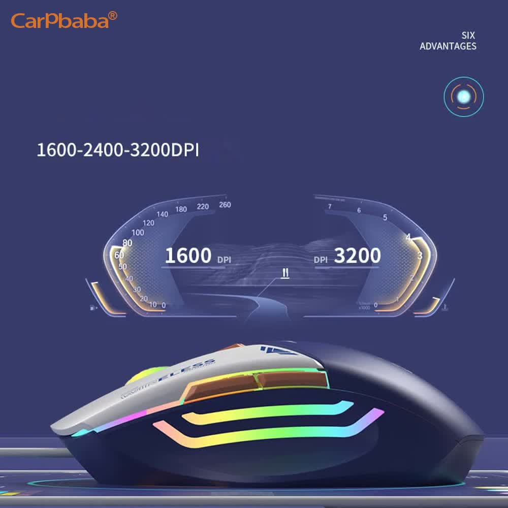 Mouse Gaming Berkabel USB Warn - Esports Gaming Maus ulasan dan harga