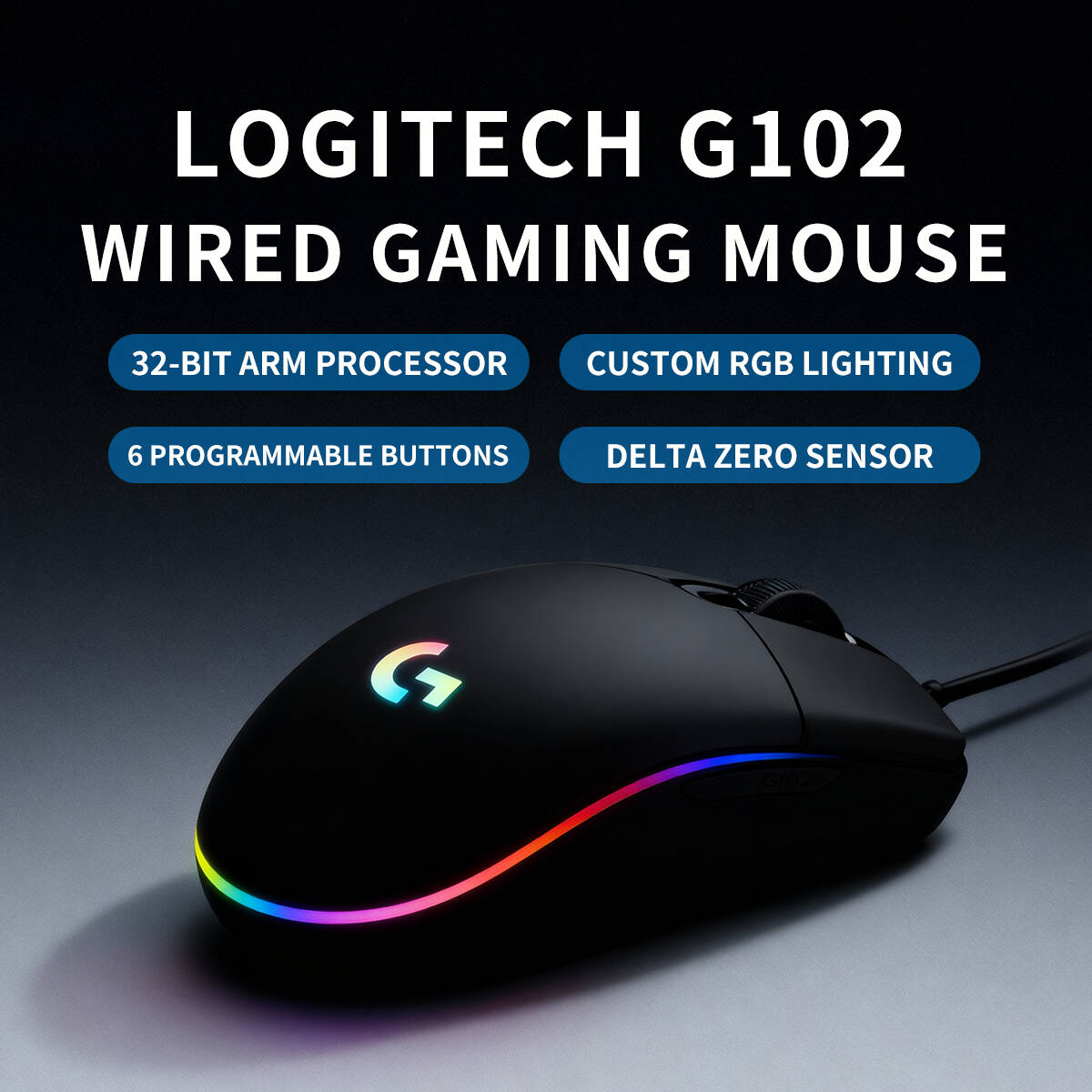 Mouse Logitech G203, Sensor Op - Logitech Mouse G203 ulasan dan harga