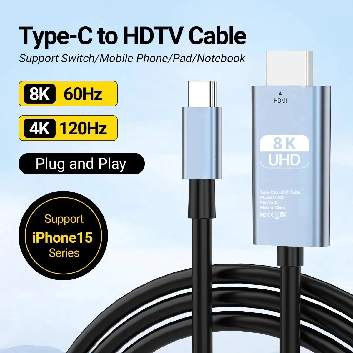 Kabel HDTV Tipe C Ke HDTV 8K U - Esports Gaming Bundle ulasan dan harga