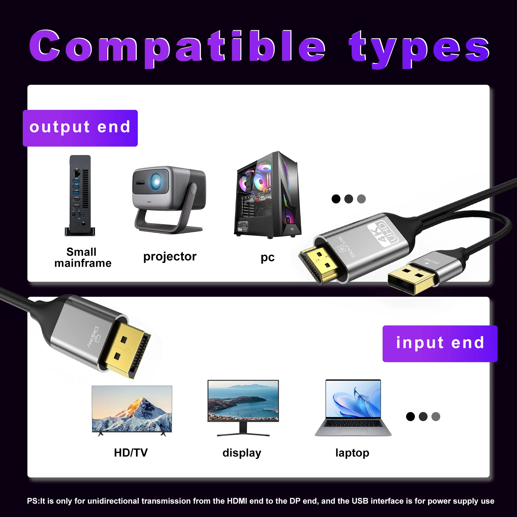 Kabel Konverter HDMI ke DP den - Esports Gaming Bundle ulasan dan harga