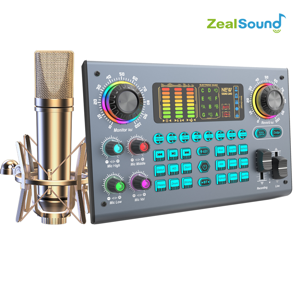 Zealsound mikrofon, paket pera - Esports Gaming Bundle ulasan dan harga