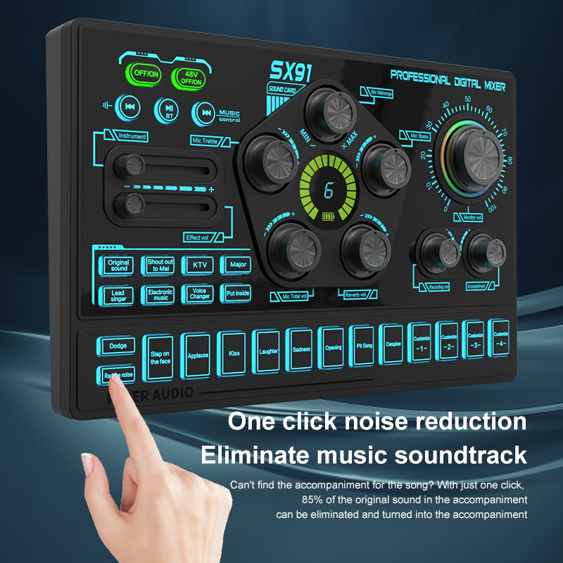 Mixer Audio SX91 48V dengan Pe - Esports Gaming Bundle ulasan dan harga