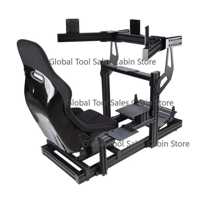 Kokpit Sim Racing Bingkai Alum - Esports Gaming Setup ulasan dan harga