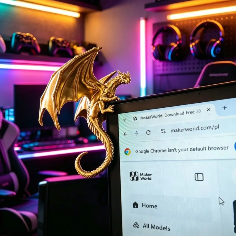 Figurine Naga Tidur Keren untu - Esports Gaming Setup ulasan dan harga