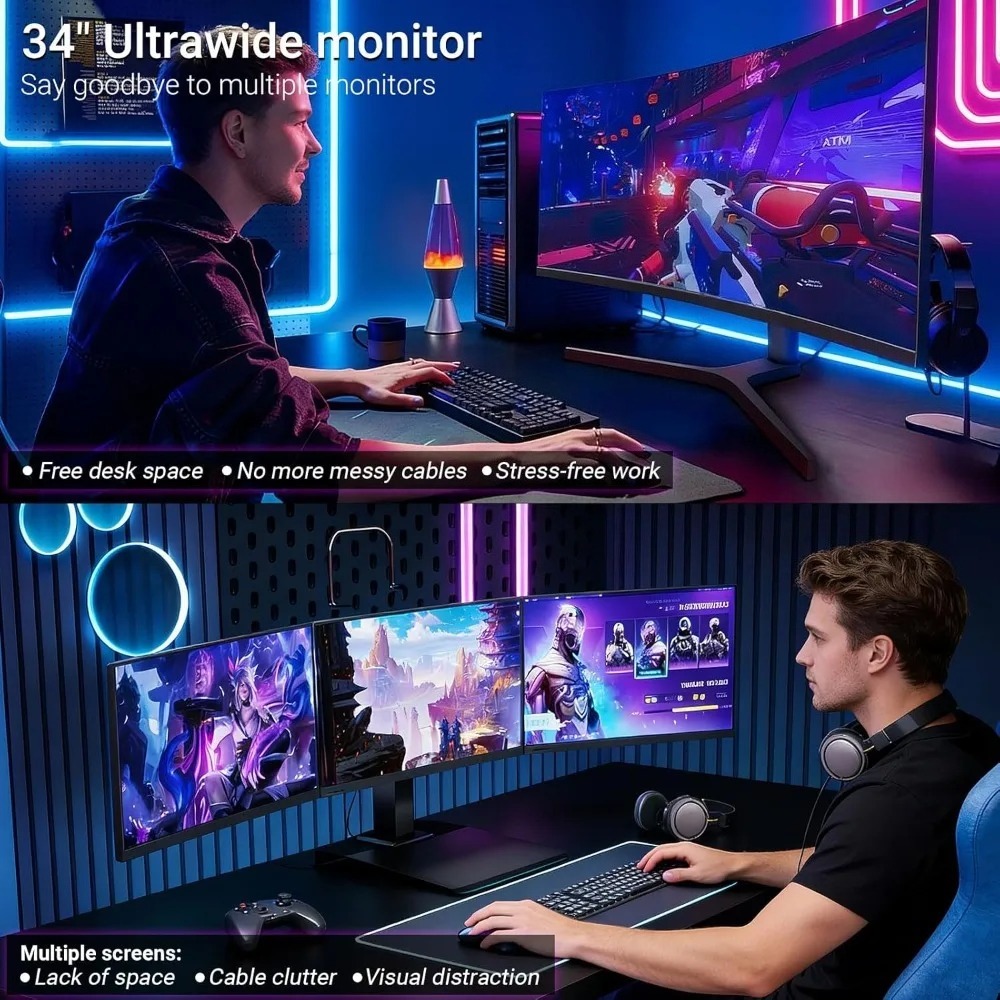 Monitor Gaming Lengkung Garden - Gaming Monitor Curved ulasan dan harga