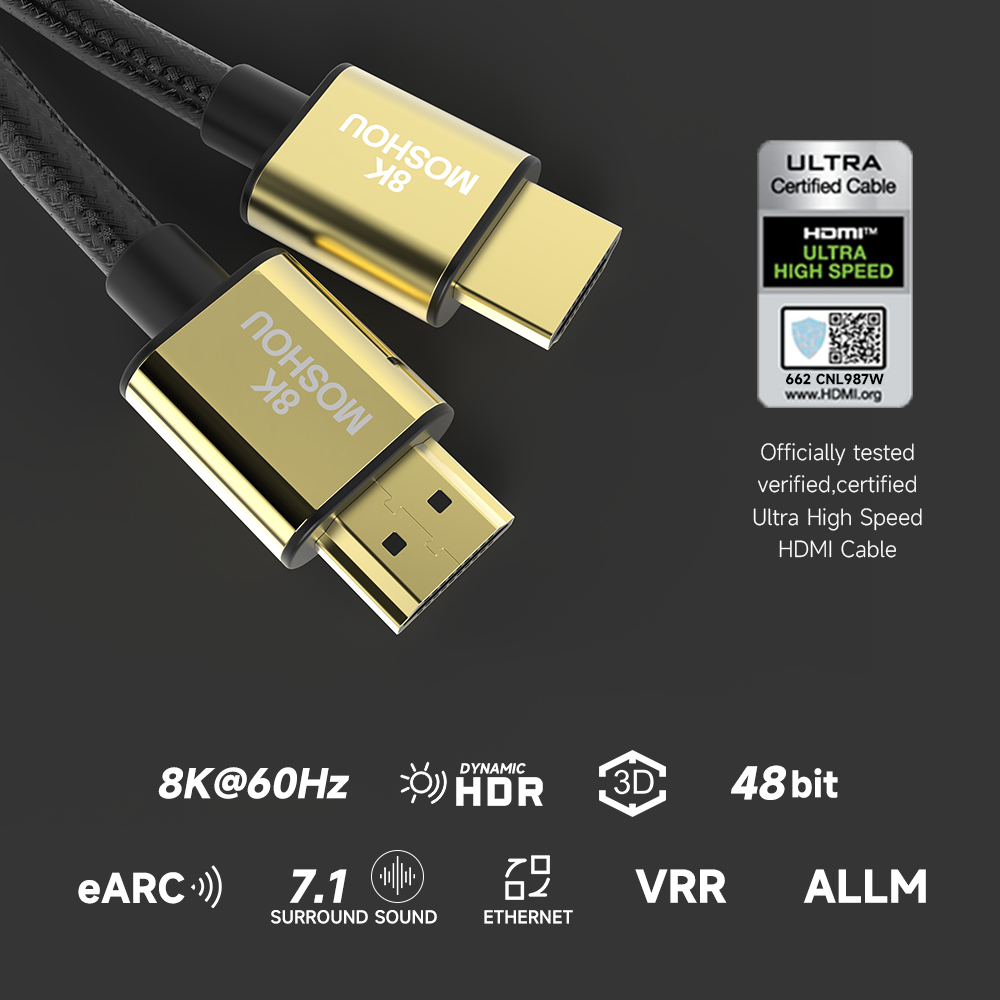 Kabel HDMI MOSHOU 2.1 8K 4K120 - Esports Gaming Bundle ulasan dan harga