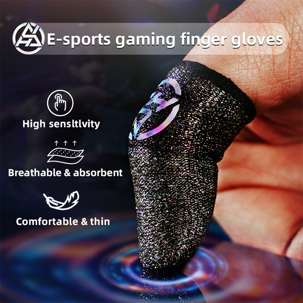 Sarung Jari Gaming Serat Perak - Esports Gaming Finger Sleeve ulasan dan harga