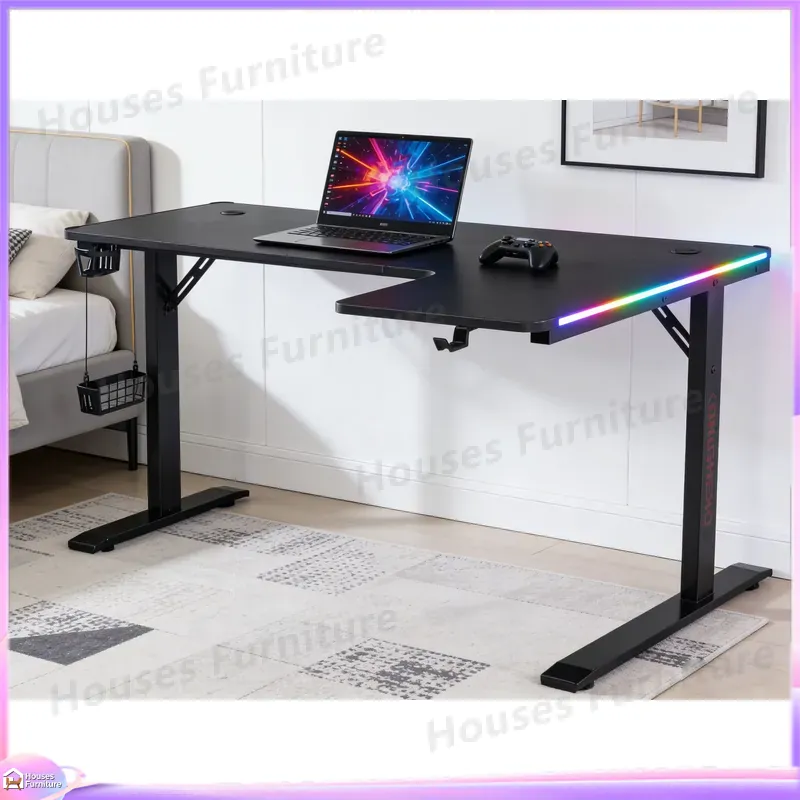 Meja Gaming Besar 160cm dengan - Esports Gaming Setup ulasan dan harga