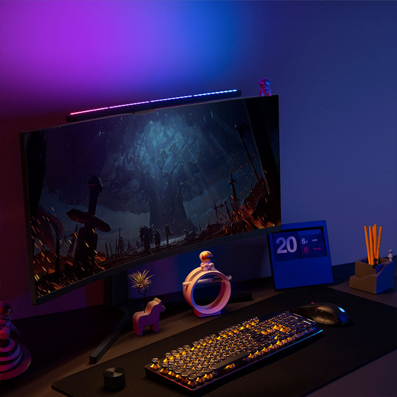 Lampu Bar Monitor Lengkung Pan - Gaming Monitor Curved ulasan dan harga