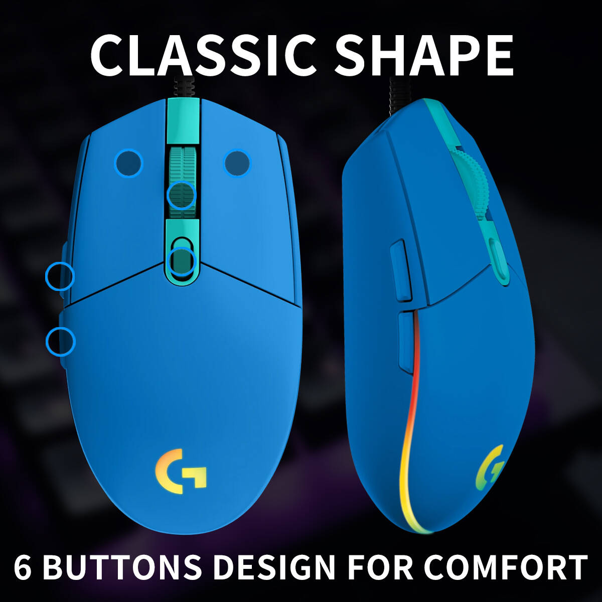 Mouse Gaming Berkabel Logitech - Logitech Mouse G203 ulasan dan harga