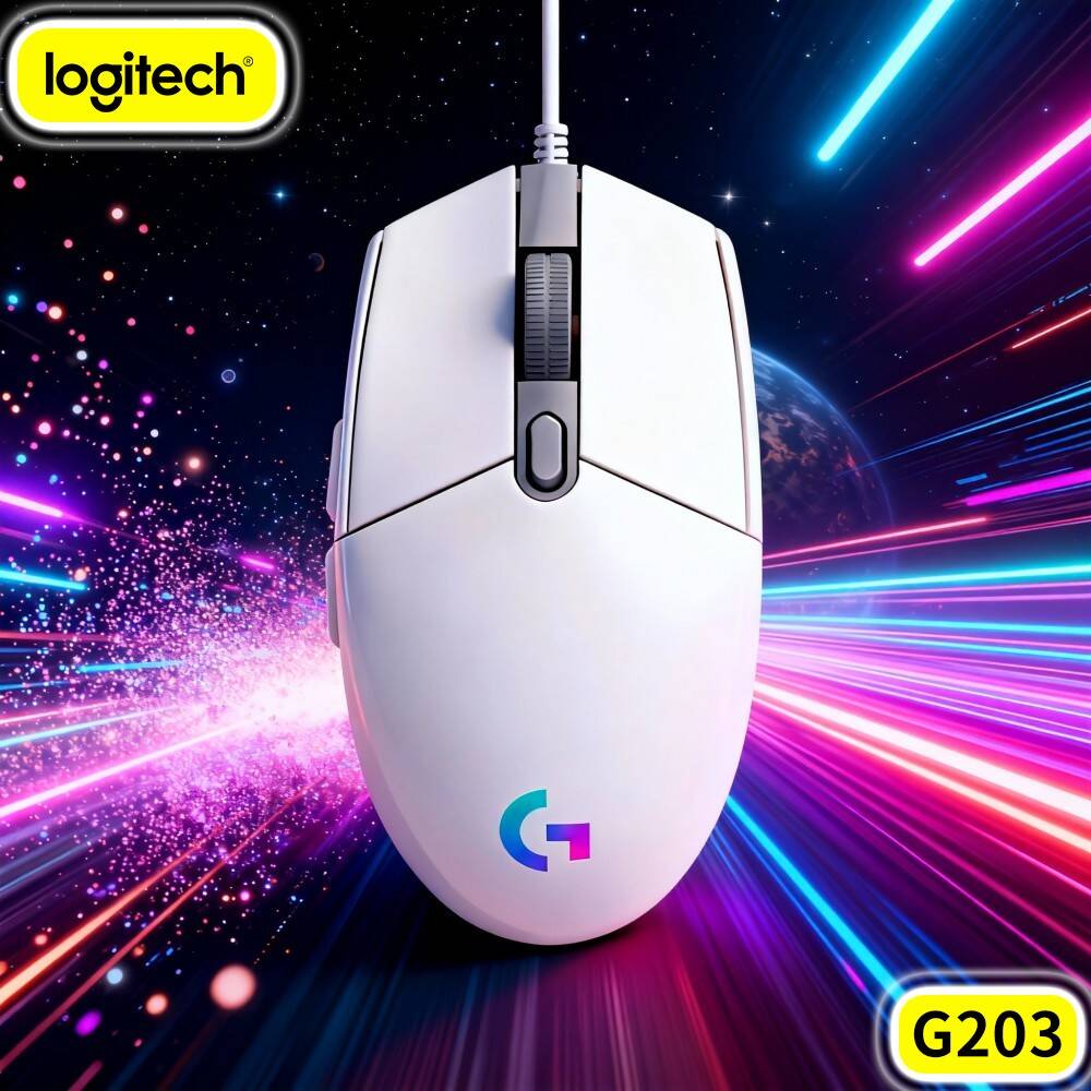 Logitech G203 Mouse Gaming Ber - Logitech Mouse G203 ulasan dan harga
