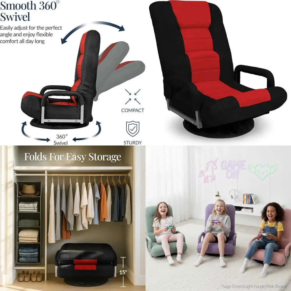 360 °   Kursi Putar Ergonomis  - Gaming & Esports District ulasan dan harga