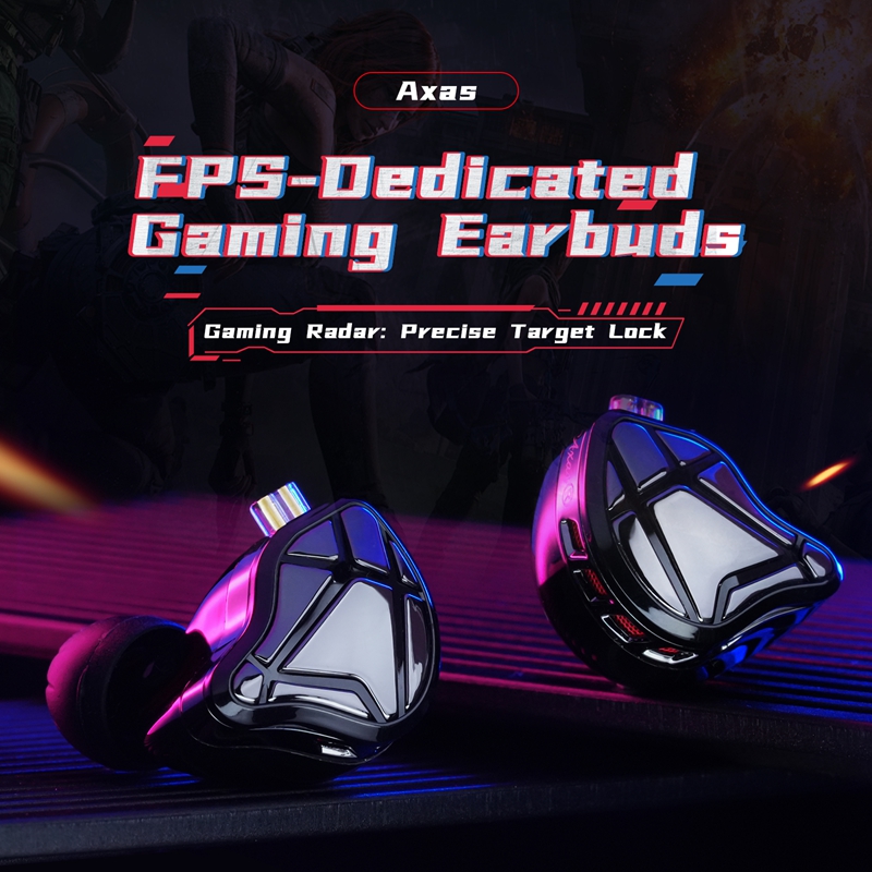    KZ Axas FPS Gaming IEM Hea - Esports Gaming Setup ulasan dan harga